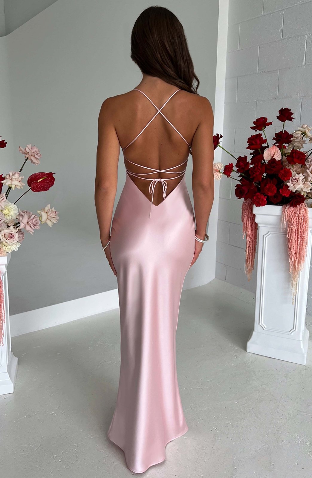 Isabelle™ | Robe Maxi en Satin de Luxe
